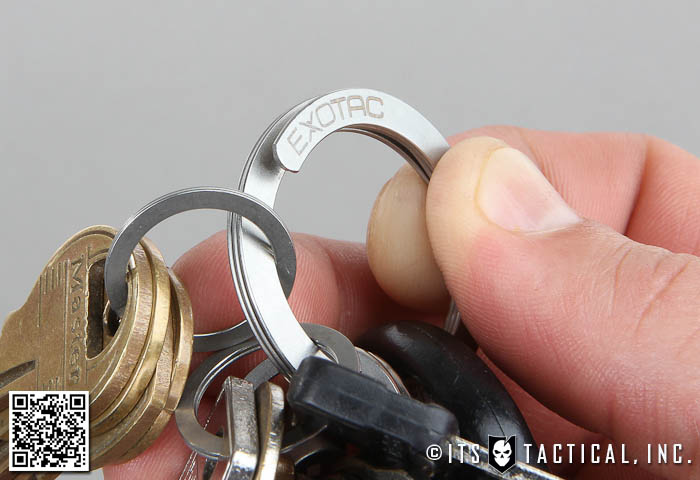 Exotac Freekey Slim System Easy To Use Key Ring And Three Mini Key