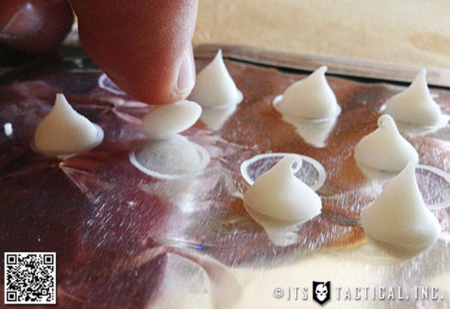 Trimming Weight with Toothpaste Dots for Lightweight 