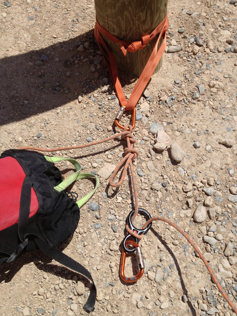 Faster rappelling with a group - fix each strand — Alpine Savvy