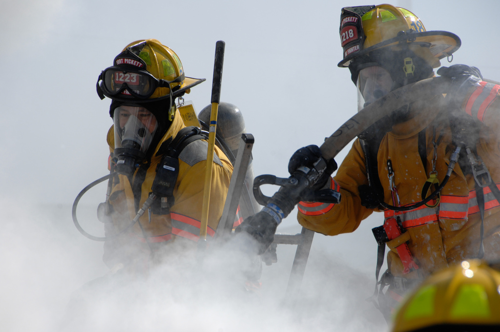 Firefighters photo by U.S. Army Staff Sgt. Tracy Hohmanl