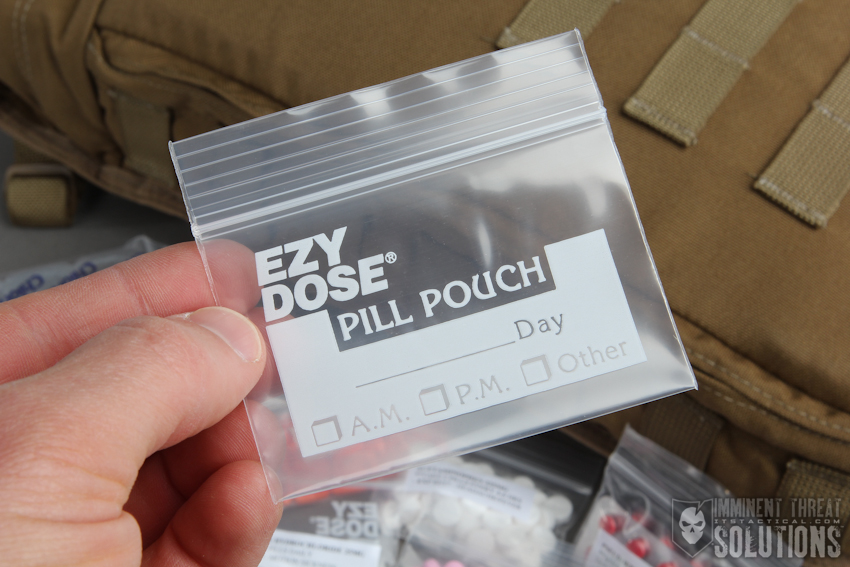 8 PC RESEALABLE PILL POUCH